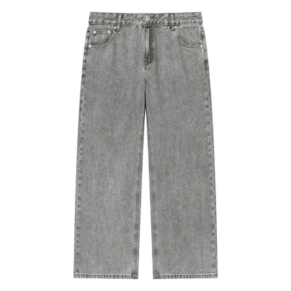 Washed Vintage Straight Leg Jeans