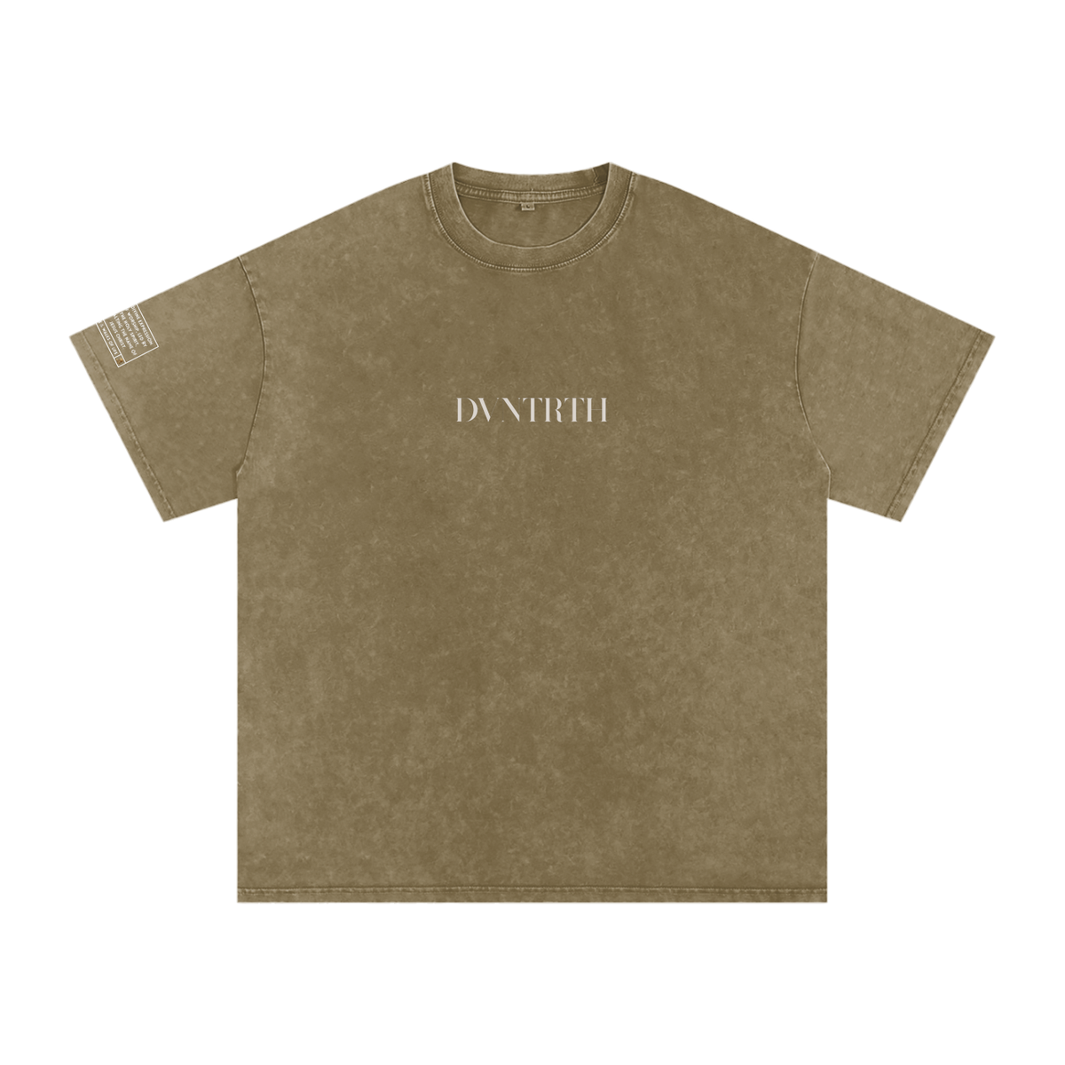 DVNTRTH | Snow Washed Oversized Cotton Tee