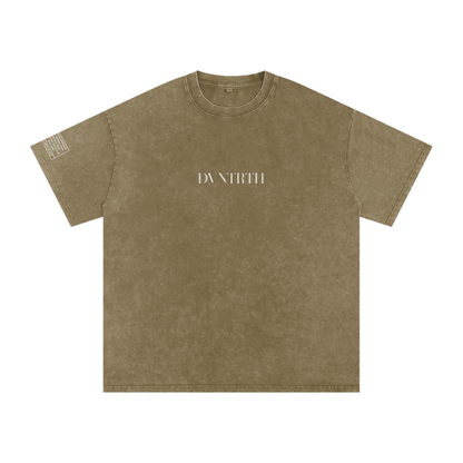 DVNTRTH | Snow Washed Oversized Cotton Tee