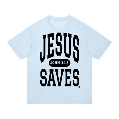 JESUS SAVES Classic | Regular Fit Cotton Tee