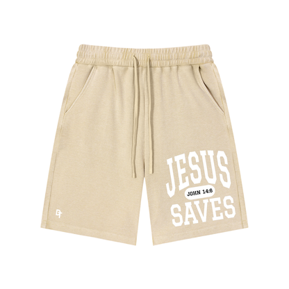 JESUS SAVES Classic | Waffle Knit Shorts