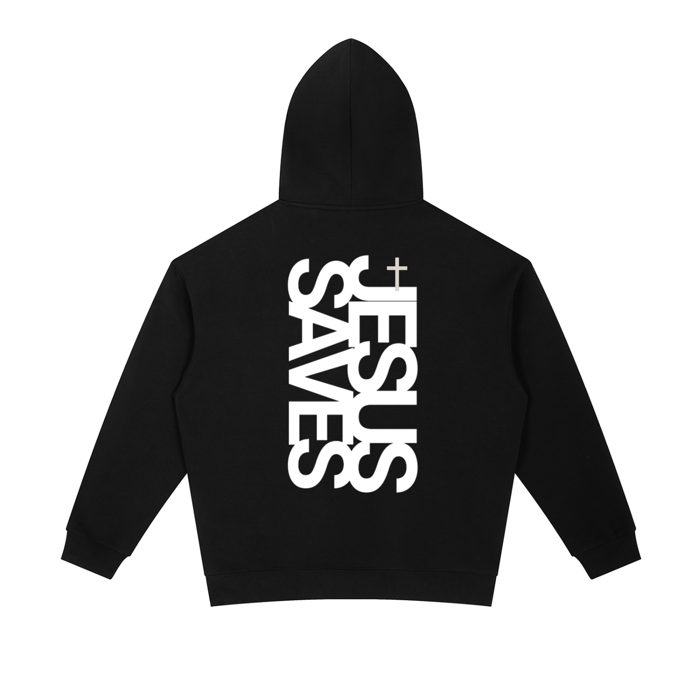 Jesus Saves Vertical | Essential Oversized Hoodie