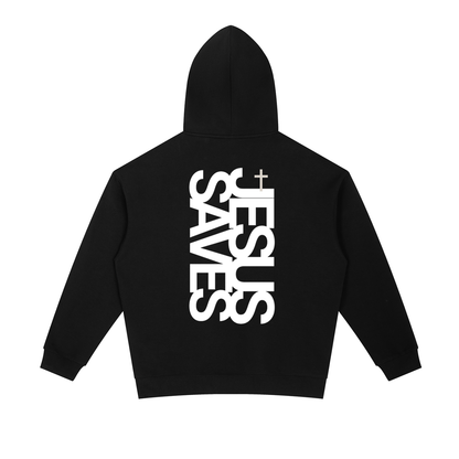 Jesus Saves Vertical | Essential Oversized Hoodie