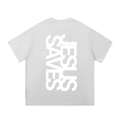 Jesus Saves Vertical | Essential Cotton Tee