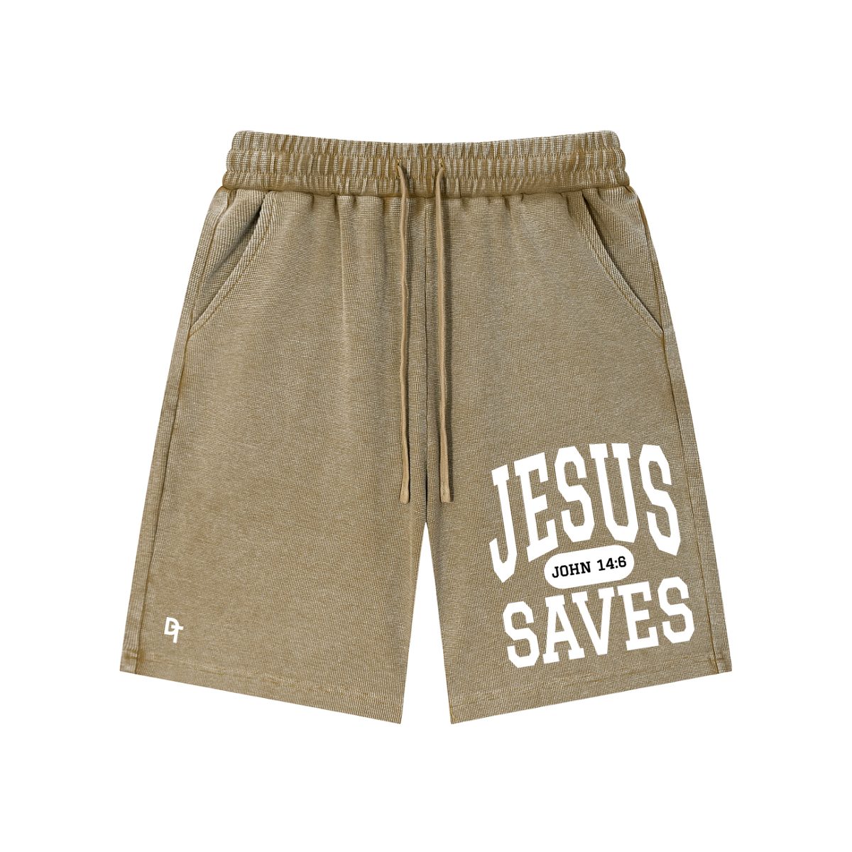 JESUS SAVES Classic | Waffle Knit Shorts