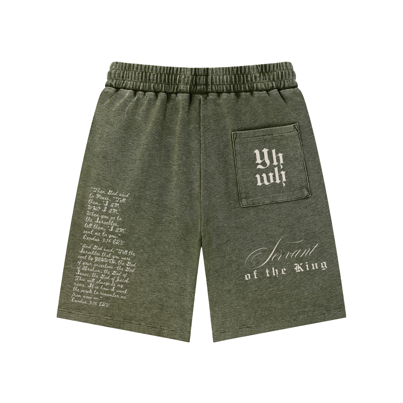 EXO 03 | Mineral Wash Waffle Knit Shorts