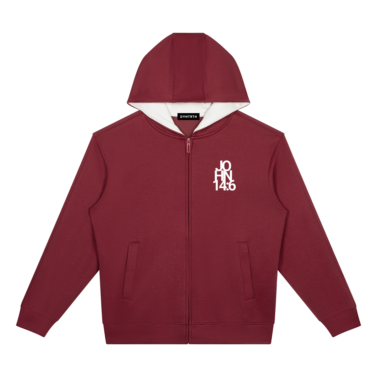 JOHN14:6 | Drop Shoulder Full Zip Hoodie
