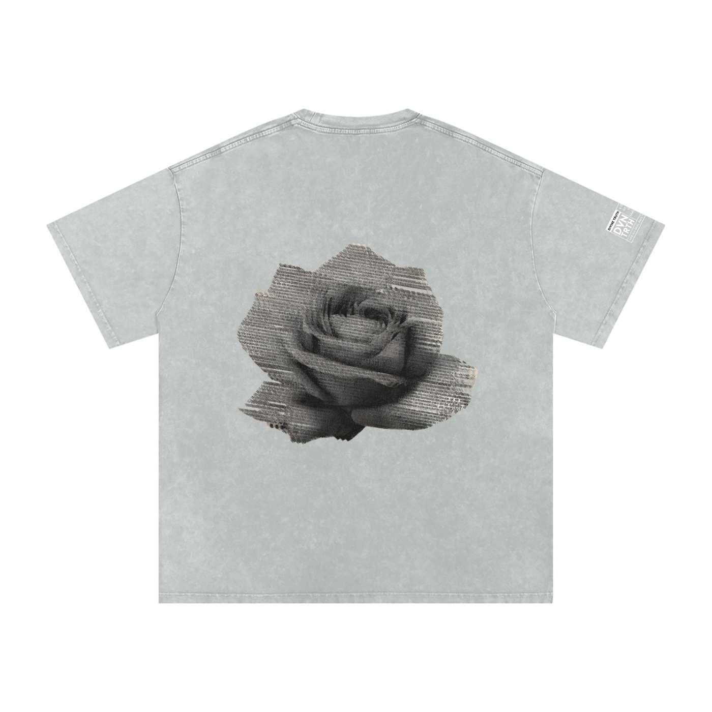 DVNTRTH x Static Flower | Washed Oversized Tee