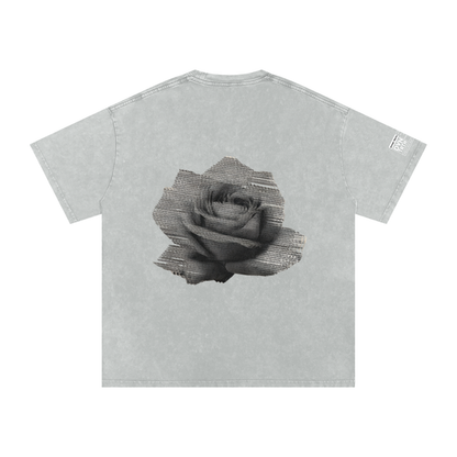 DVNTRTH x Static Flower | Washed Oversized Tee