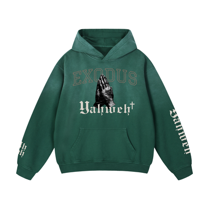 EX III x Yahweh Sunfade Oversized Hoodie