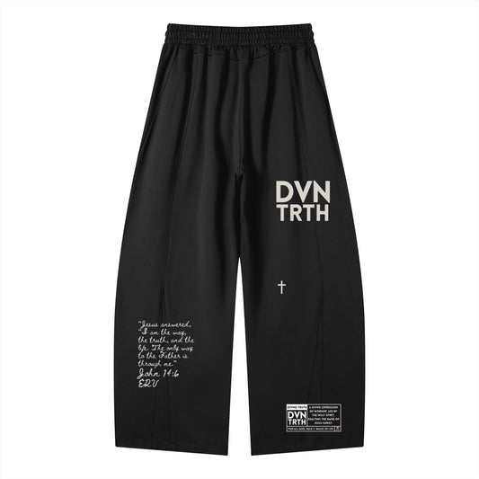 Jesus Saves x John 14:6 | Wide Leg Panel Sweatpants