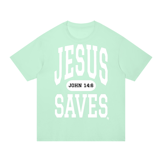 JESUS SAVES Classic | Regular Fit Cotton Tee