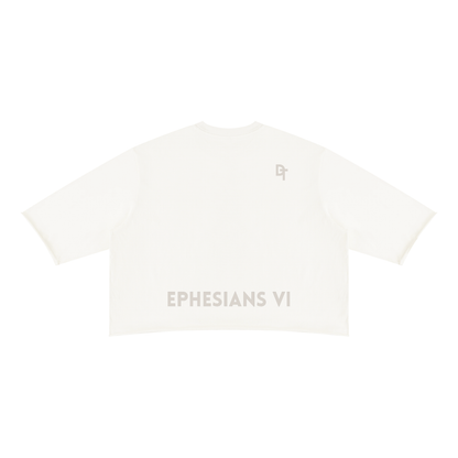 ARMOR ON. | Mineral Wash Raw Hem Boxy Tee