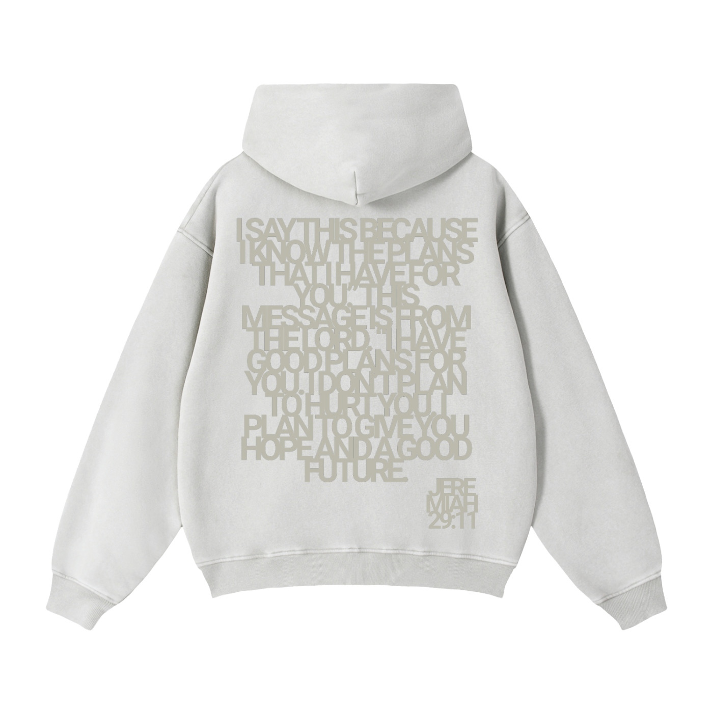 Jeremiah 29:11 | Vintage Zip Boxy Hoodie