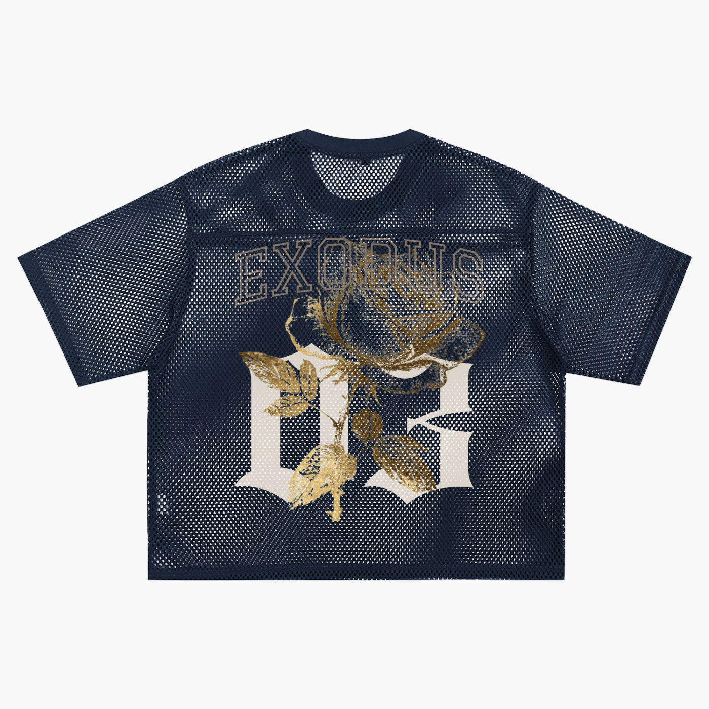 Yhwh x 03 Gold Rose | Mesh Boxy Net Tee