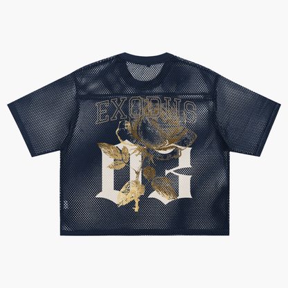 Yhwh x 03 Gold Rose | Mesh Boxy Net Tee