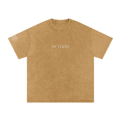 DVNTRTH | Snow Washed Oversized Cotton Tee
