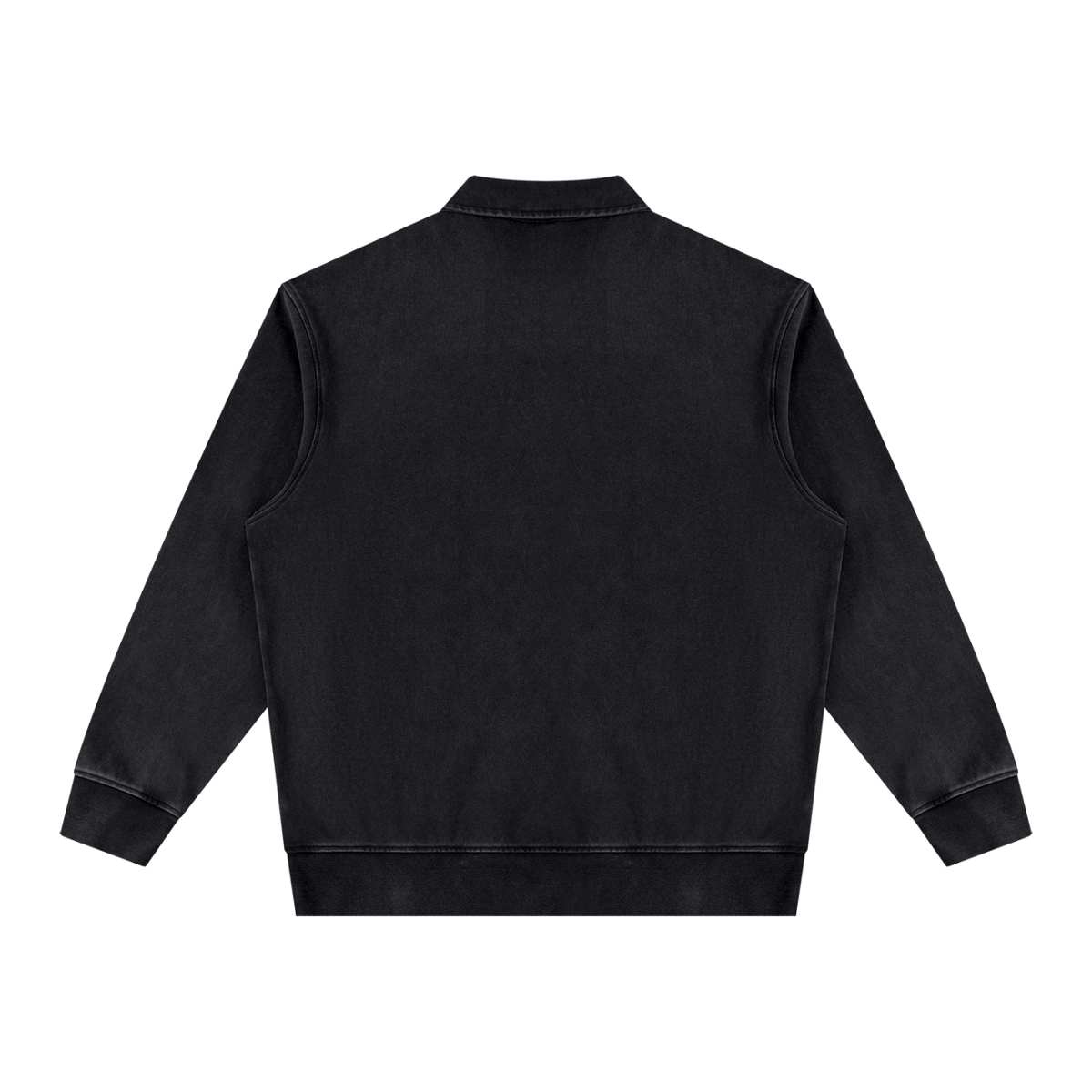 Minimal Vintage Wash Quarter-Zip Sweatshirt