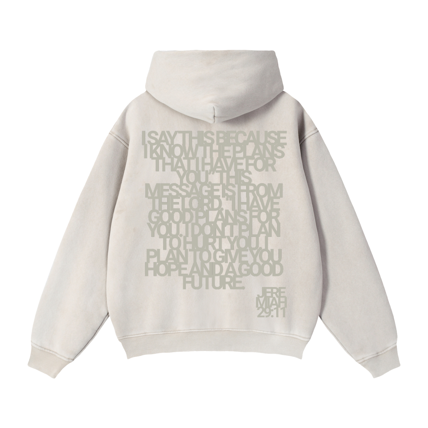 Jeremiah 29:11 | Vintage Zip Boxy Hoodie