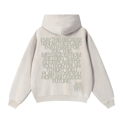 Jeremiah 29:11 | Vintage Zip Boxy Hoodie