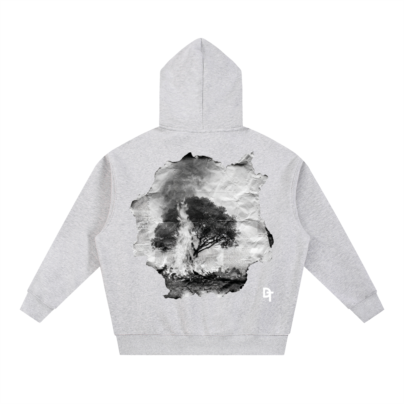 Essential Oversized Boxy Fit Fleece Hoodie