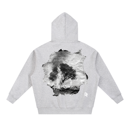 Essential Oversized Boxy Fit Fleece Hoodie
