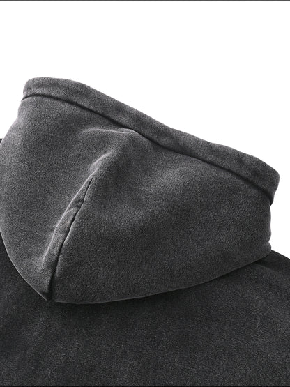 JESUS SAVES Classic | Zip-Through Boxy Hoodie