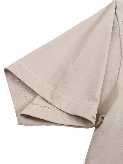 Classic Cut-Holes Frayed Boxy Tee