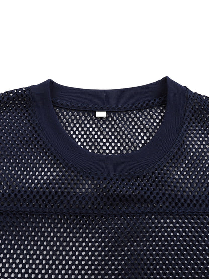 Yhwh x 03 Gold Rose | Mesh Boxy Net Tee