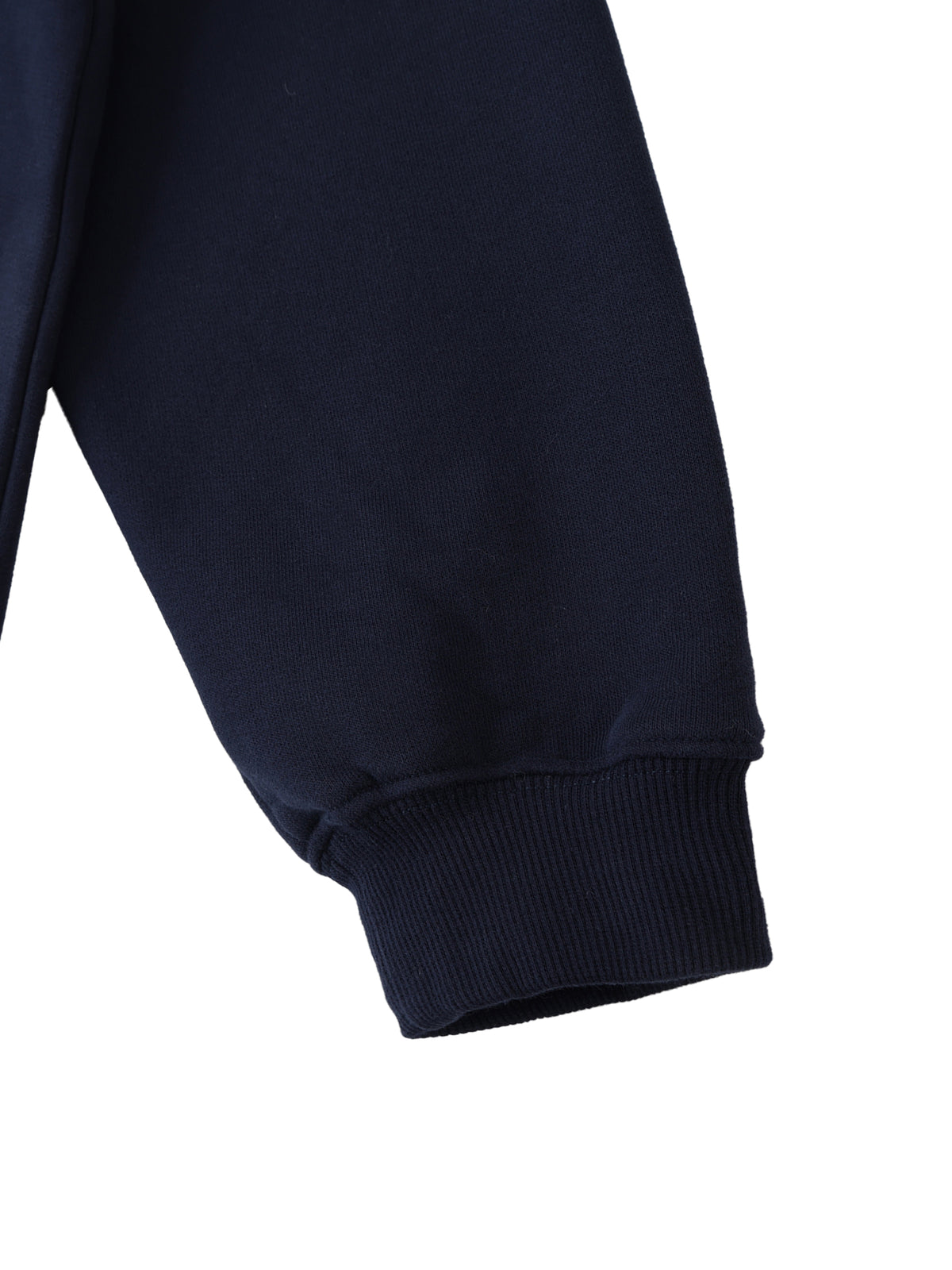 Minimal Polo-Collar Sweatshirt