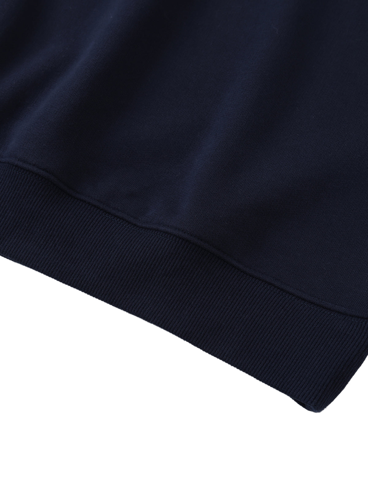 Minimal Polo-Collar Sweatshirt
