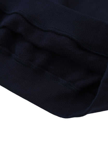 Minimal Polo-Collar Sweatshirt