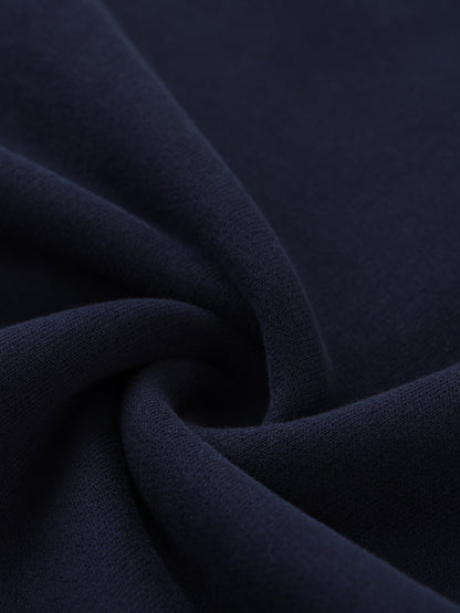 Minimal Polo-Collar Sweatshirt
