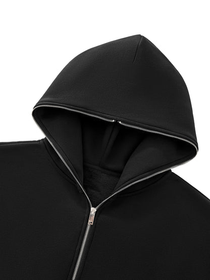 JESUS SAVES Classic | Full-Zip Boxy Hoodie
