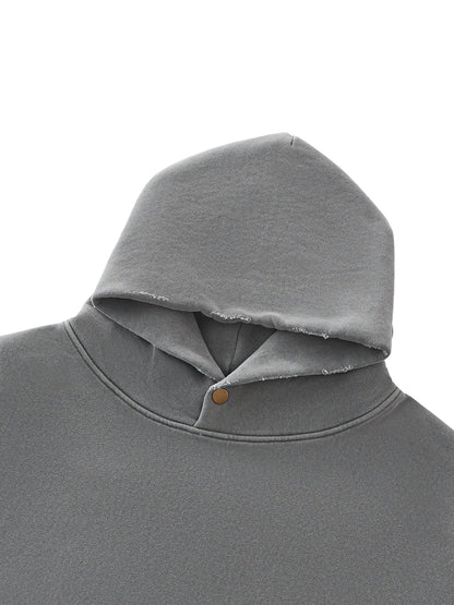 Yahweh x DVNTRTH | Frayed Cropped Oversized Hoodie