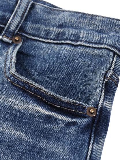 Sun Fade Washed Wide Leg Denim