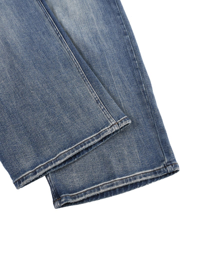 Sun Fade Washed Wide Leg Denim