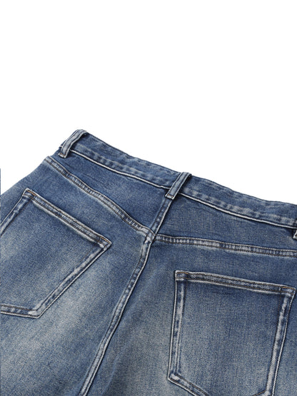 Sun Fade Washed Wide Leg Denim