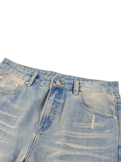 Sun Fade Wide Leg Denim