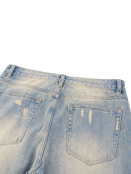 Sun Fade Wide Leg Denim