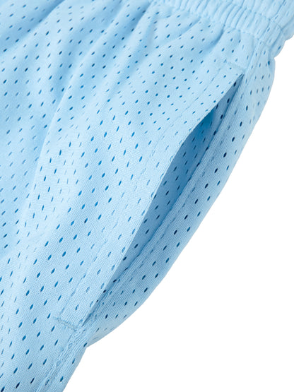 Minimal Mesh Drawstring Shorts