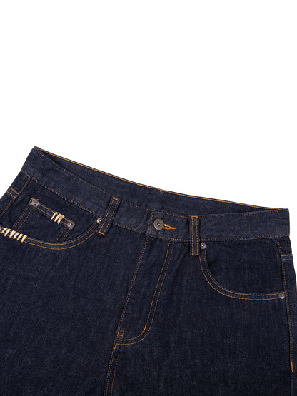 Dark Straight Leg Denim