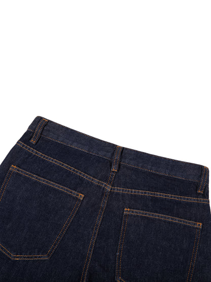 Dark Straight Leg Denim