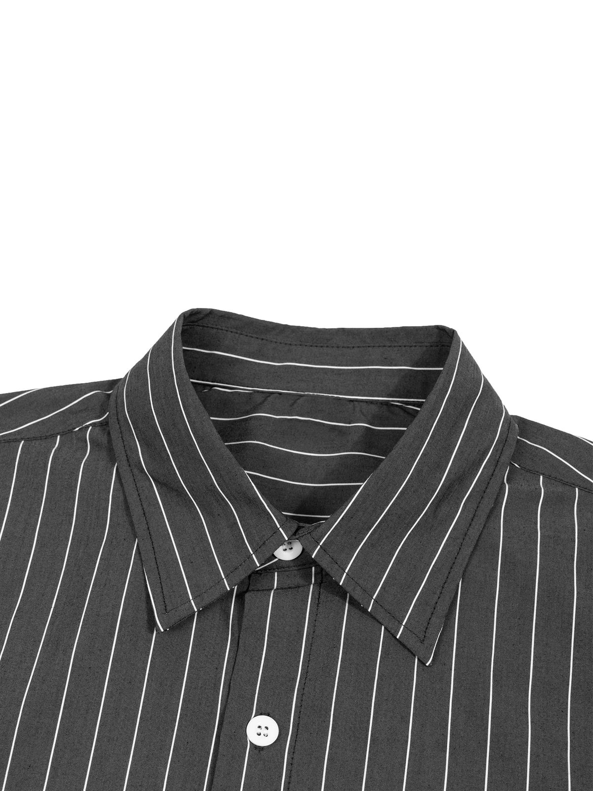 JESUS SAVES Classic | Striped Boxy Button-Up Shirt