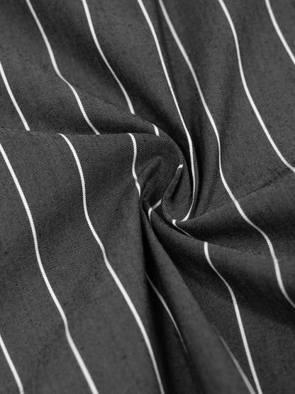 JESUS SAVES Classic | Striped Boxy Button-Up Shirt
