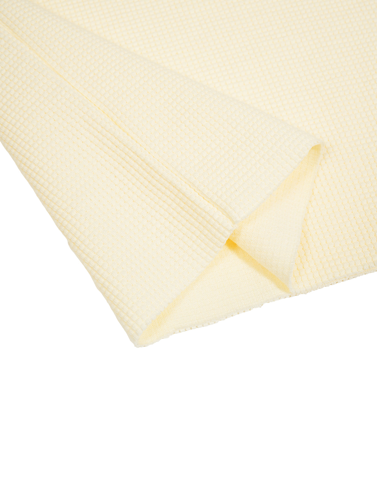 Minimal Waffle Raw Edge Tee