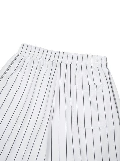 JESUS SAVES Classic | Striped Loose Fit Shorts