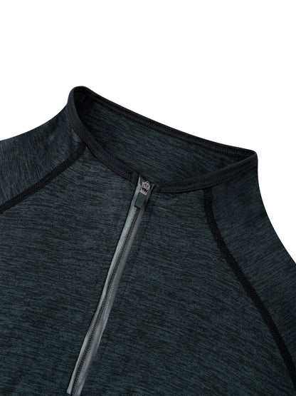 Men's Quarter-Zip Raglan Training Tee