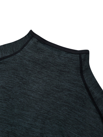 Men's Quarter-Zip Raglan Training Tee