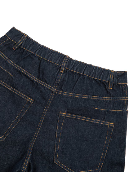 Men's Vintage Wash Barrel Leg Denim